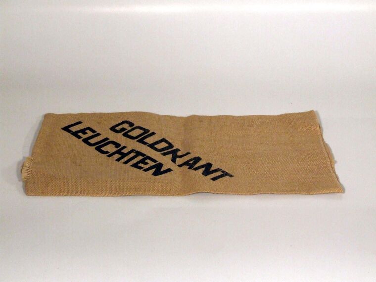 Jute-Sack zur Lampenverpackung