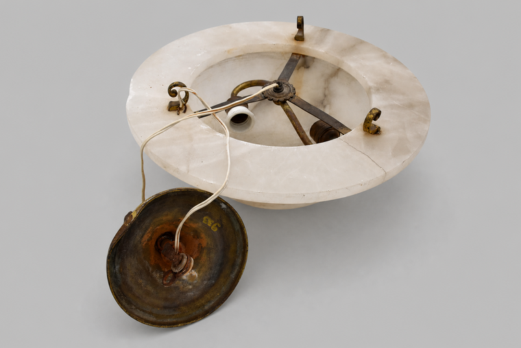 Deckenleuchte mit Stoffkabel