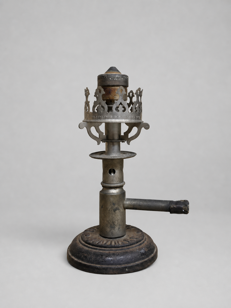 Gas-Glühstrumpftischlampe