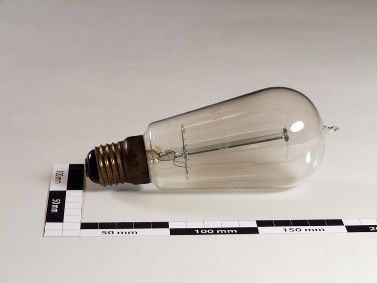 Glühlampe, zylinderförmig