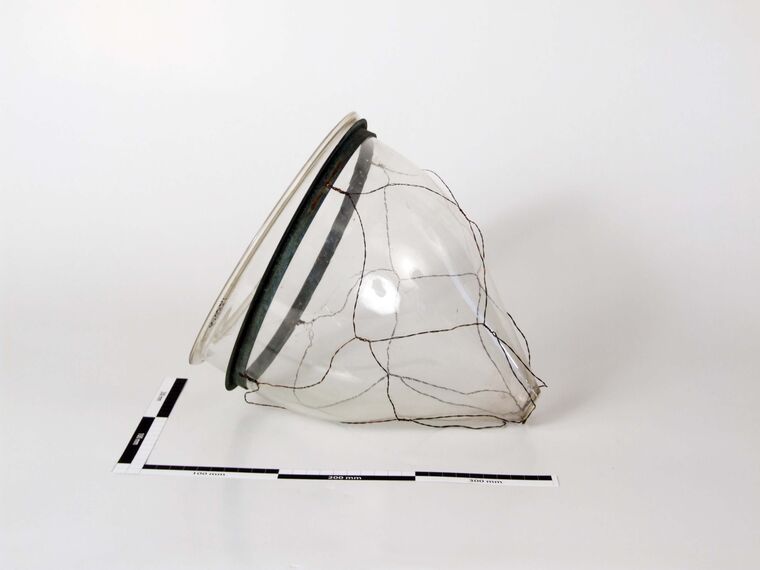 Glasschirm für Petroleumleuchte