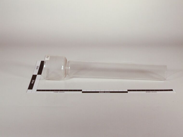 Lampenschirm aus Glas, satiniert