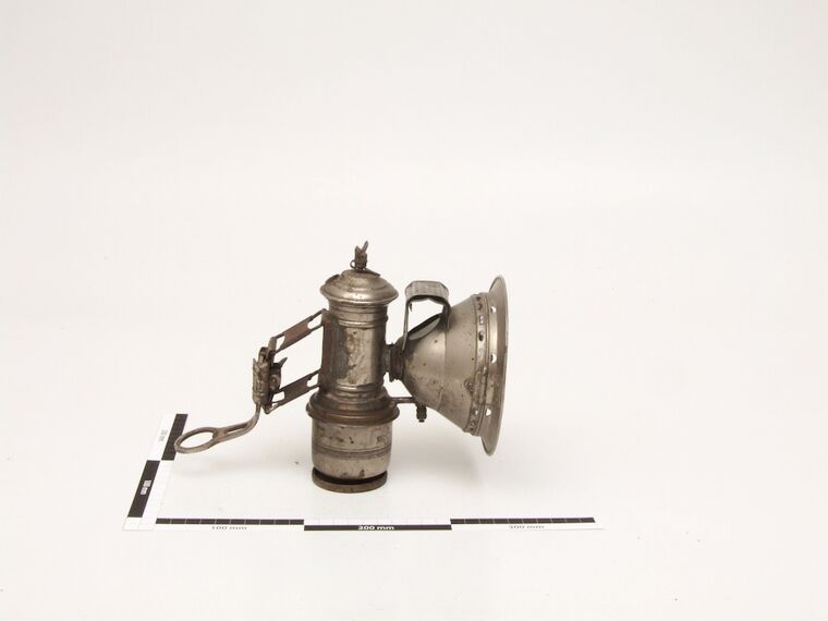 Karbit-Fahrradlampe