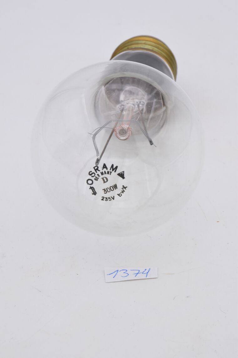 Glühlampe mit Originalhülle