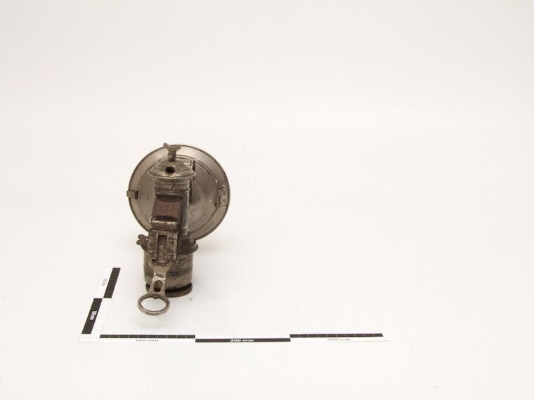 Karbit-Fahrradlampe