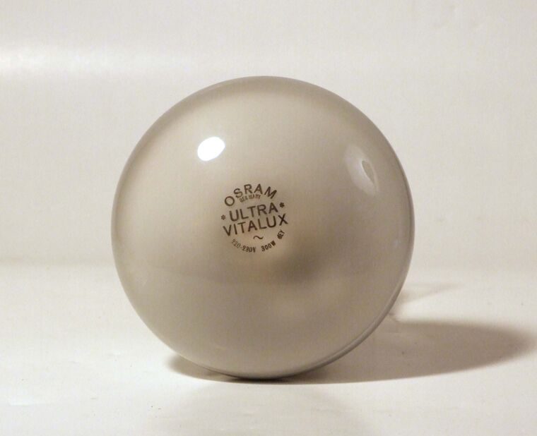 Glühlampe 220 V 300 W Ultra Vitalux