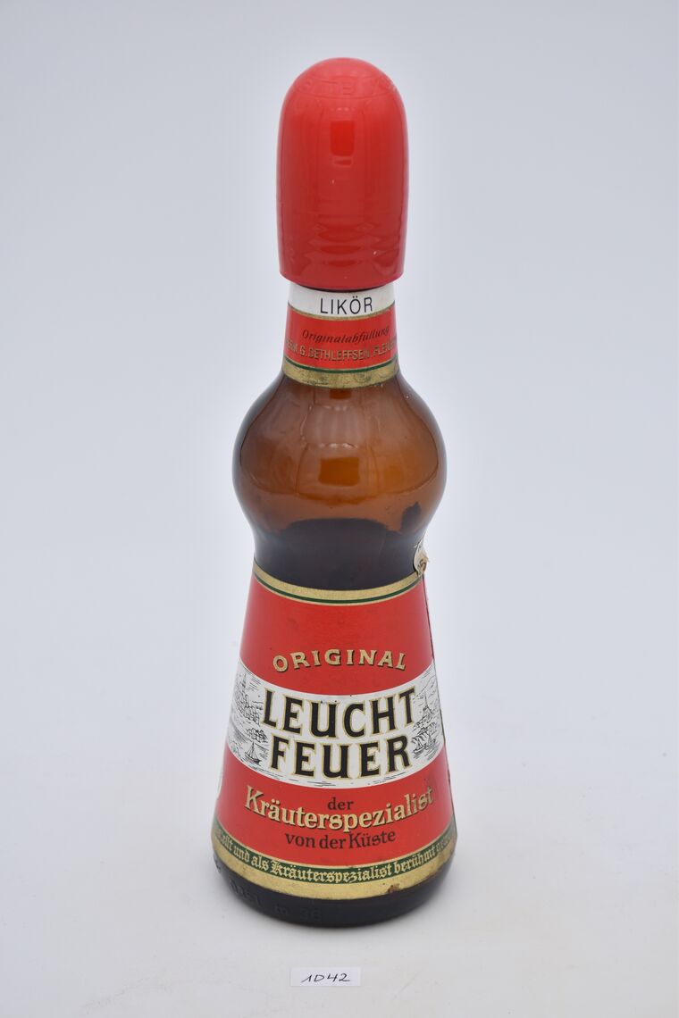 Braune Flasche, Leuchtturmform