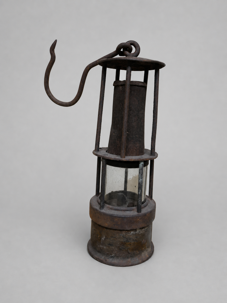 Benzingrubensicherheitslampe