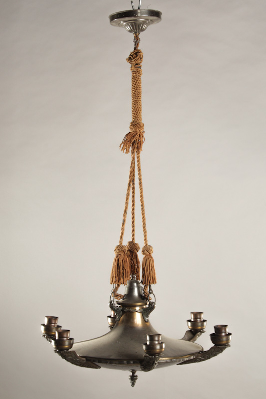 Art Deco Kronleuchter, 6-flammig