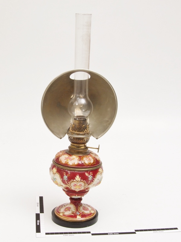 Petroleumlampe aus Keramik